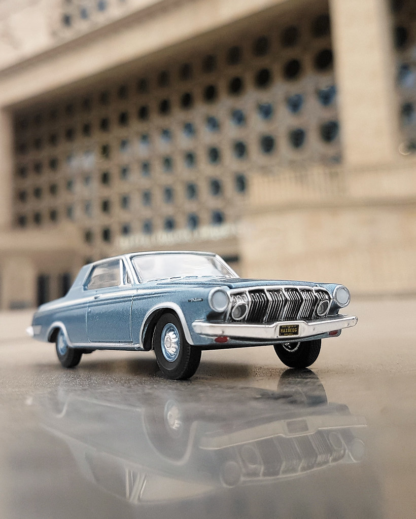 A die-cast model car