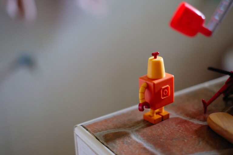 A collectible toy figure on a tabletop